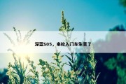 深蓝S05，来抢入门车生意了