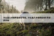 什么是人才培养自动化专业，什么是人才培养自动化专业的方向