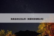 海来自动化怎么样（海莱科技有限公司）