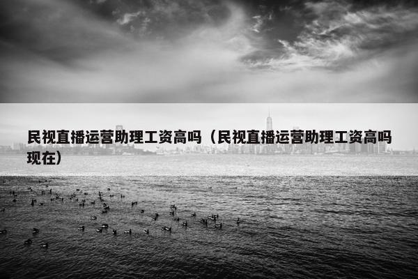 民视直播运营助理工资高吗（民视直播运营助理工资高吗现在）