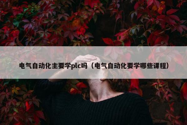 电气自动化主要学plc吗（电气自动化要学哪些课程）