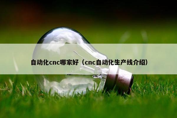 自动化cnc哪家好（cnc自动化生产线介绍）