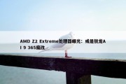 AMD Z2 Extreme处理器曝光：或是锐龙AI 9 365魔改