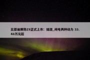 比亚迪腾势Z9正式上市：插混_纯电两种动力 33.48万元起