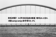 砍瓜切菜？31岁沃伦征战G联盟 场均26.8分8.3板&amp;命中率50.3%