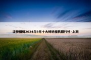 淀桥相机2024年9月十大畅销相机排行榜·上期