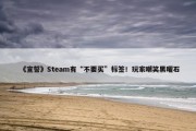 《宣誓》Steam有“不要买”标签！玩家嘲笑黑曜石