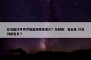 首节后球队防守端出现哪些变化？东契奇：有能量 并且沟通变多了