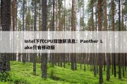 Intel下代CPU双雄新消息：Panther Lake只有移动版