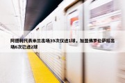 阿德利代表米兰出场39次仅进1球，加盟佛罗伦萨后出场6次已进2球