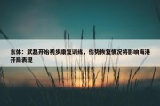 东体：武磊开始初步康复训练，伤势恢复情况将影响海港开局表现