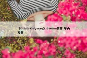 《Cubic Odyssey》Steam页面 年内发售