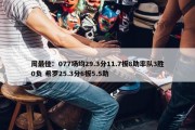 周最佳：077场均29.3分11.7板8助率队3胜0负 希罗25.3分6板5.5助