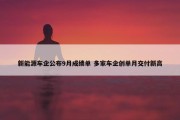 新能源车企公布9月成绩单 多家车企创单月交付新高