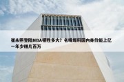 崔永熙登陆NBA牺牲多大？名嘴爆料国内身价能上亿 一年少赚几百万