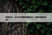 极氪MIX：30万以内最独特的MPV，到底有哪些玩法？