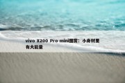 vivo X200 Pro mini图赏：小身材里有大能量