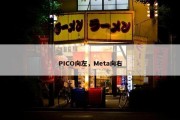 PICO向左，Meta向右