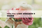 OPPO Reno 12F哈利·波特联名版发布 外观有点好看