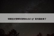 特斯拉计划明年发布Model Q？官方回应来了