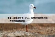 安卓15原生新特性：Pixel 9系列手机率先搭载，关机也能追踪定位