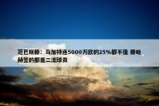 范巴斯滕：乌加特连5000万欧的25%都不值 滕哈赫签的都是二流球员