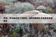 罗体：罗马接近签下戈利尼，瑞恩想要离队寻求更多出场机会