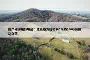 国产硬派越野崛起：比亚迪方程豹豹5周销1442台成功夺冠