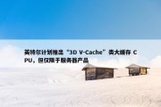 英特尔计划推出“3D V-Cache”类大缓存 CPU，但仅限于服务器产品