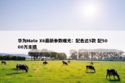 华为Mate X6最新参数曝光：配色达5款 配5000万主摄