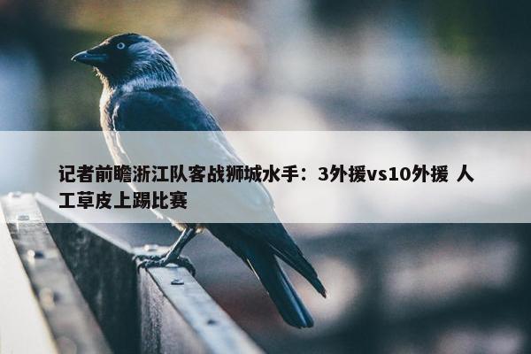 记者前瞻浙江队客战狮城水手：3外援vs10外援 人工草皮上踢比赛