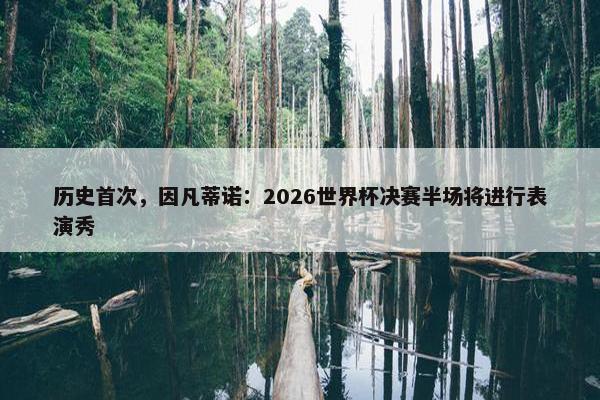 历史首次，因凡蒂诺：2026世界杯决赛半场将进行表演秀