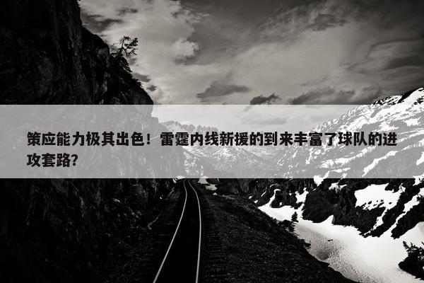 策应能力极其出色！雷霆内线新援的到来丰富了球队的进攻套路？