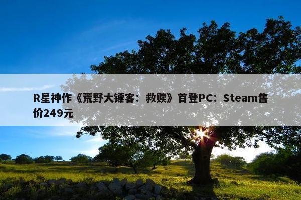 R星神作《荒野大镖客：救赎》首登PC：Steam售价249元