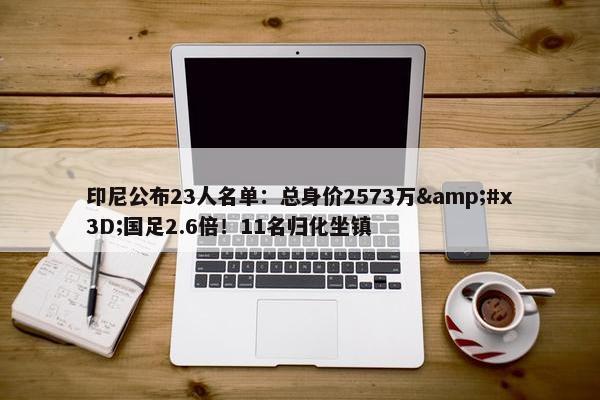 印尼公布23人名单：总身价2573万&#x3D;国足2.6倍！11名归化坐镇