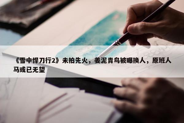 《雪中悍刀行2》未拍先火，姜泥青鸟被曝换人，原班人马或已无望