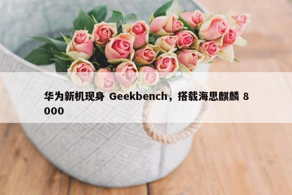 华为新机现身 Geekbench，搭载海思麒麟 8000