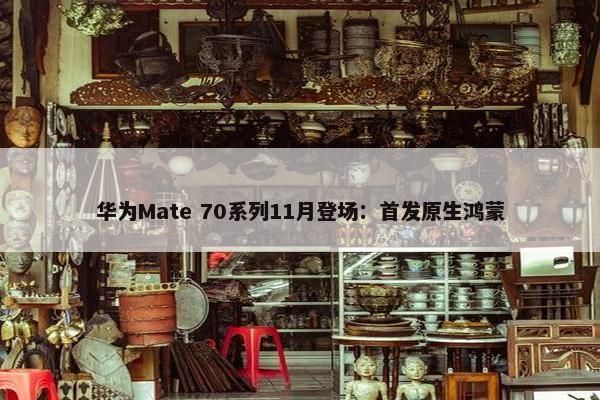 华为Mate 70系列11月登场：首发原生鸿蒙