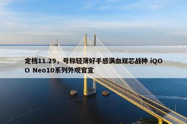 定档11.29，号称轻薄好手感满血双芯战神 iQOO Neo10系列外观官宣