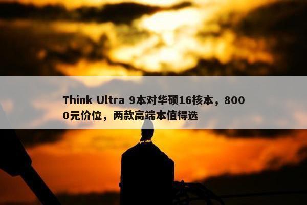 Think Ultra 9本对华硕16核本，8000元价位，两款高端本值得选