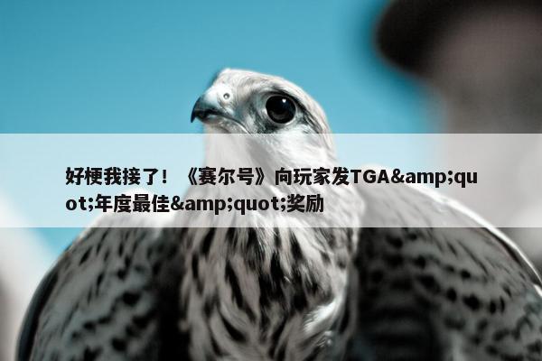 好梗我接了！《赛尔号》向玩家发TGA&quot;年度最佳&quot;奖励