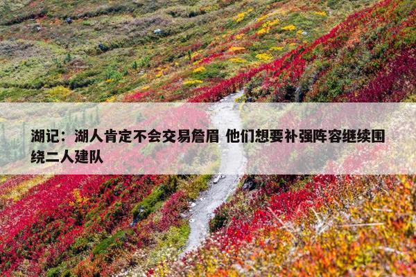 湖记：湖人肯定不会交易詹眉 他们想要补强阵容继续围绕二人建队