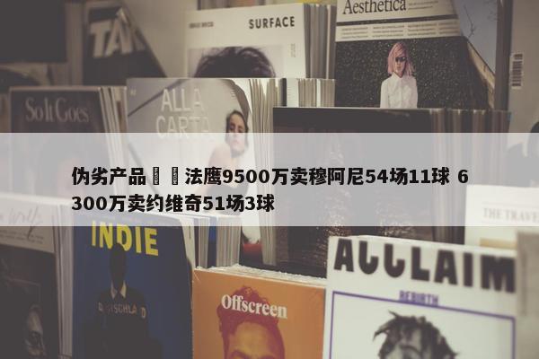 伪劣产品❌️法鹰9500万卖穆阿尼54场11球 6300万卖约维奇51场3球